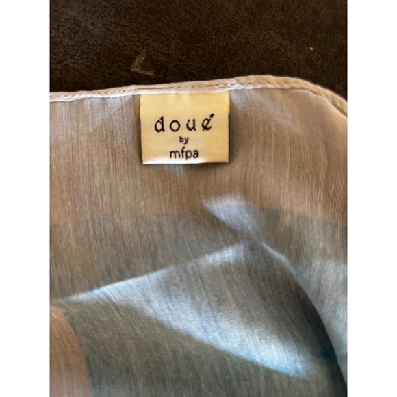 Doue by MFPA Coastal Landscape Scarf Watercolor Beach House Sarong 75x41 - Picture 8 of 9